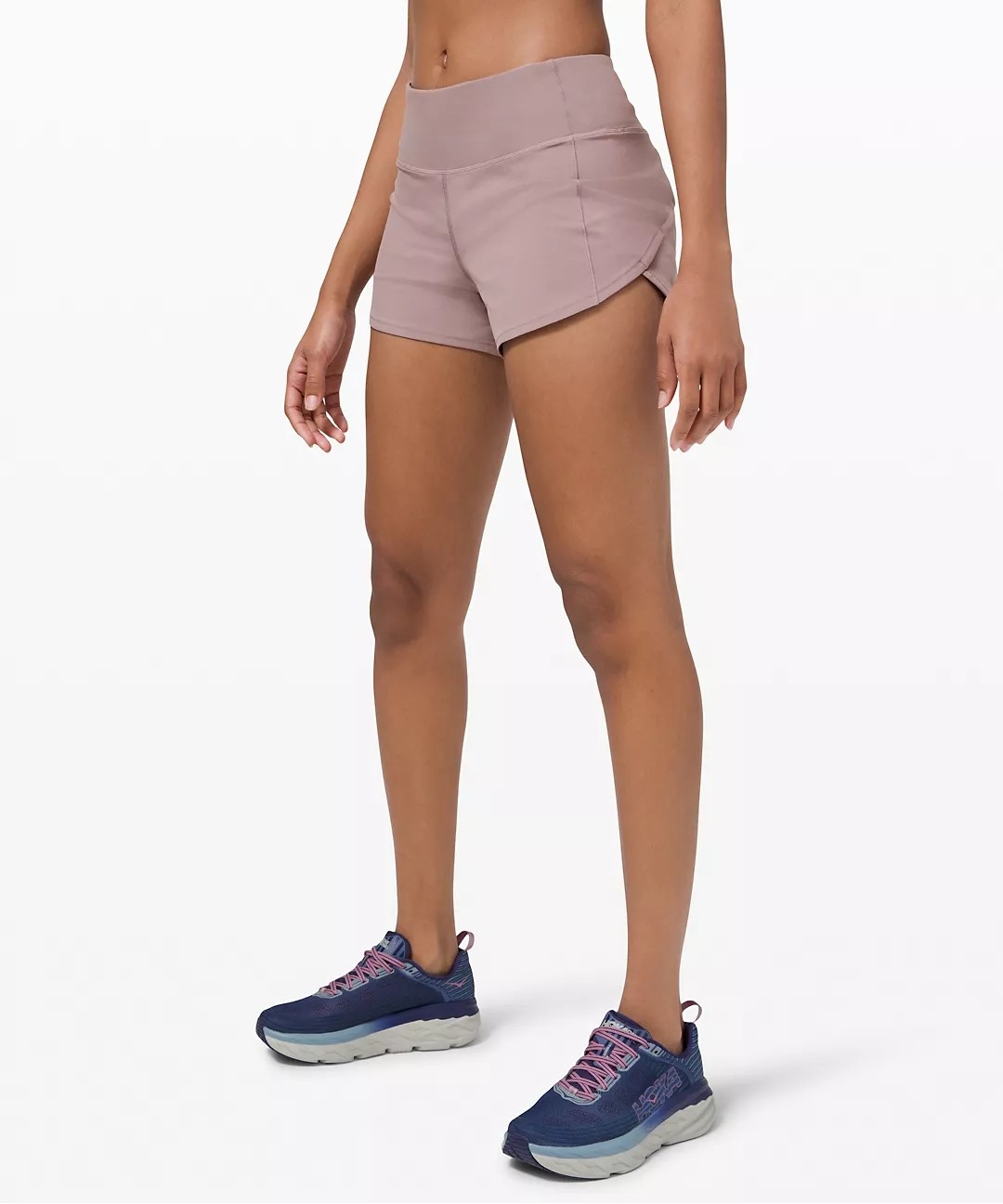 Women'S Work Out Shorts Zipper Phone And Key Pocket On Back Waist Band