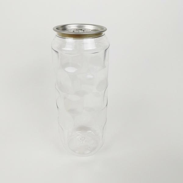 500ml Transparent Water Bottles Cold Pressed Juices Empty Plastic Containers