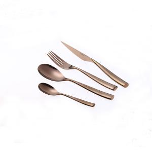 China Unbendable Romantic 24 Piece SS310 1810 Stainless Steel Flatware wholesale