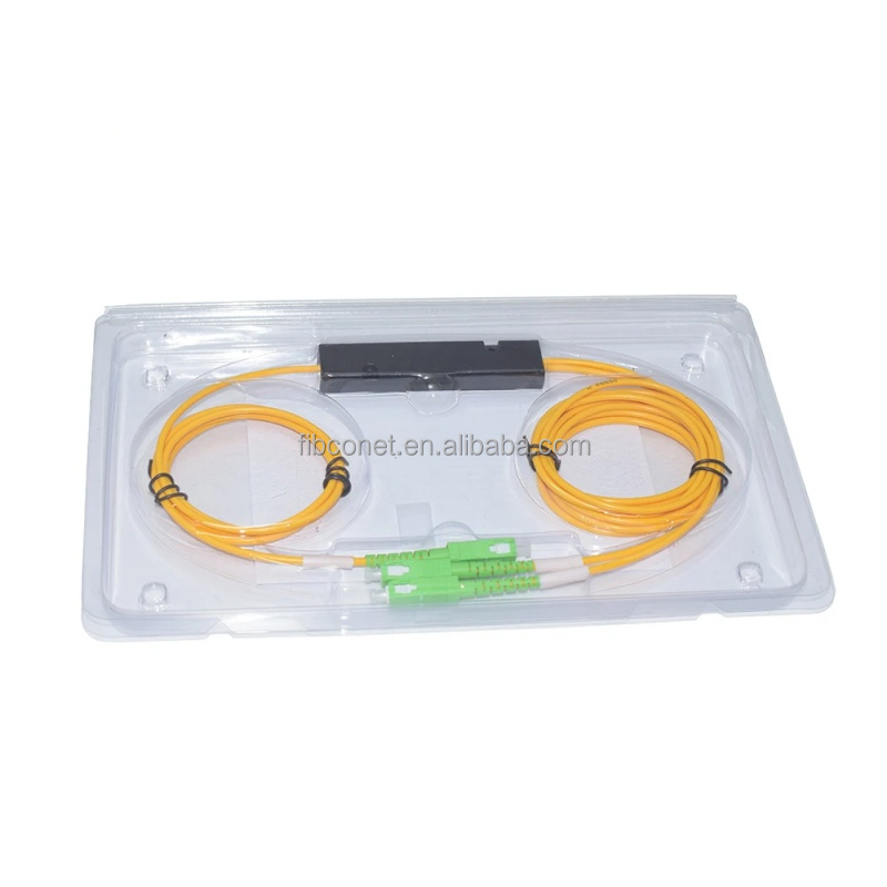 FTTH CWDM SC APC Stainless Steel ABS Box Fiber Optic WDM 1310 1490 1550nm 3-Port FWDM