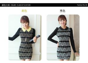 China women's fashion dress with long sleeve wholesale
