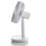 Small Rechargeable Table Fans PP 4000mAh Battery Operated Desk Fans