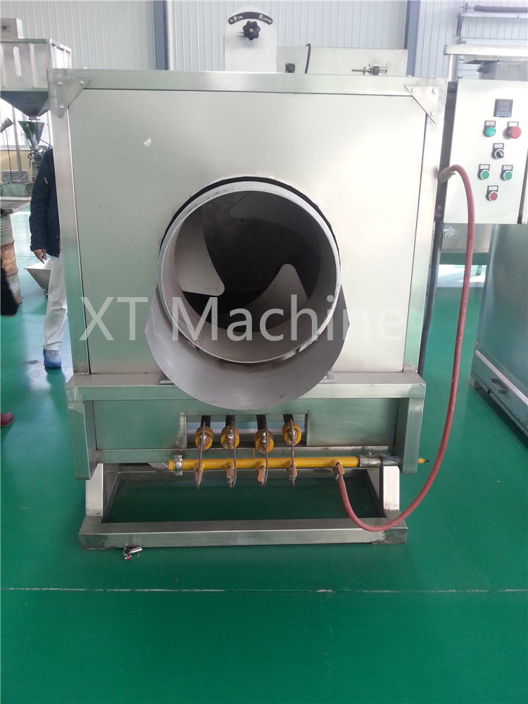 Commercial Automatic Seeds Roasting Machine 200kgs/H For Batch Sesame