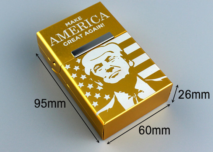 Funny Daily Household Items Trump'S Perimeter Aluminum Rolled Cigarette Box Magnet
