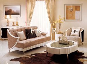 China Neoclassical Luxury Hotel Furniture Solid Wood Designer 4 Seater Corner Sofa Set wholesale