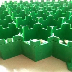 China HDPE Honeycomb Plastic Recyclable Grass Paving Grid 500*500*38mm wholesale