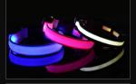 Pet dog cat charging LED light flashing dog collar USB rechargeable led dog