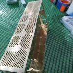 1mm High Precision Metal Cutting Parts Fireproof With Black Powder Coating