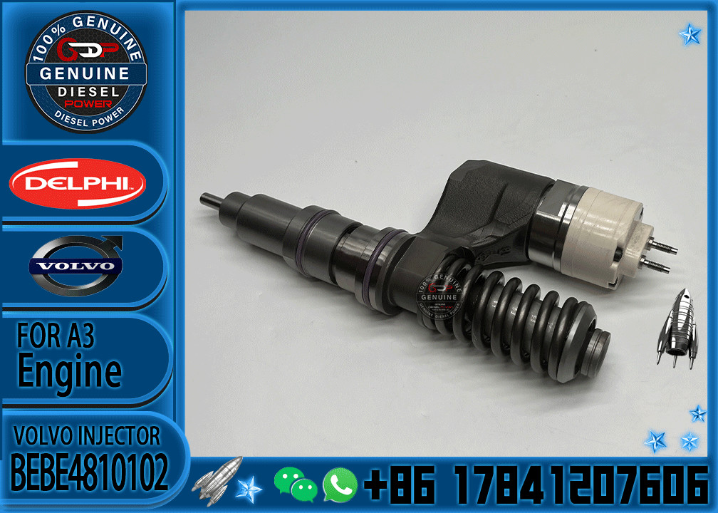 Diesel Fuel Injector RE63052 8113177 8170966 RG33966 R517662 BEBE4B17102 EX631012 RG33967 33800-84100 BEBE4B15002