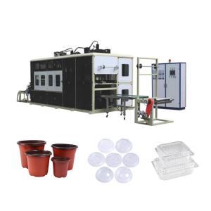 China Hydraulic PET Plastic Flower Pot Thermoforming Machine wholesale