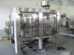 China Monoblock Soft Drink Plastic Bottle Filling Machine SUS304 Structure wholesale