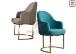 Blue Velvet Cantilever Chair Stainless Steel Restaurant Chairs Indoor For Lobby