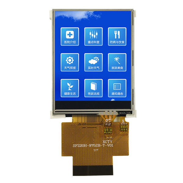 2.2 Inch TFT LCD Display Manufacturer China 176x220 Dots SPI&RGB Interface