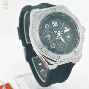 China Minimalist Sport Silicone Wrist Watch Water Resistant Stainless Steel Case wholesale
