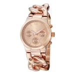 Water Reisistant Unisex Cowboy Link Women Wrist Watch , Rose Gold Watches For