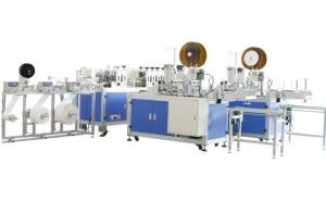 China Steel Plastics Disposable Mask Machine , Medical Mask Making Machine Durable wholesale