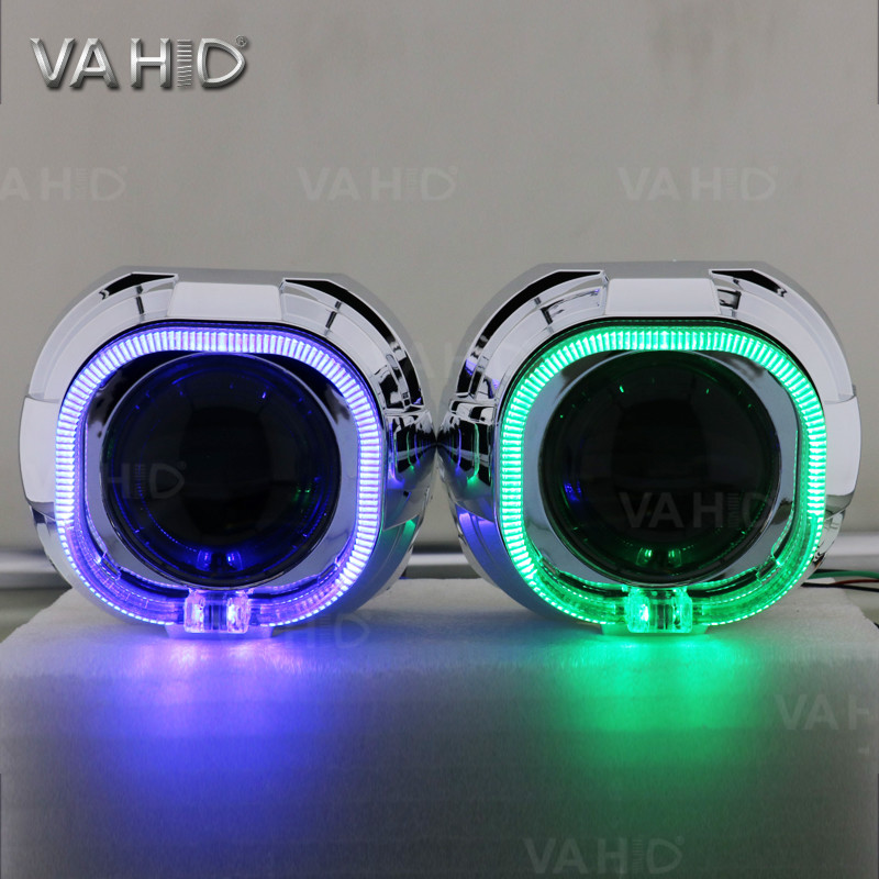 CH26S 3.0inch Square Crystal angel eye Bixenon Car hid xenon projector kit