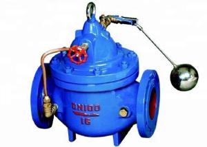China Hydraulic Ductile Iron Ball Valve Float In The Water Flange Ends Connection wholesale