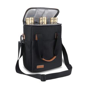 China Oxford Insulated Backpack Cooler Bag Bottle Beer Wine Cooler Backpack 10X6X13&quot; wholesale