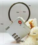3-dial TSA combination Wire luggage lock