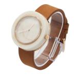 Natural Women'S Marble Face Watch Stainless Steel Cases Inside