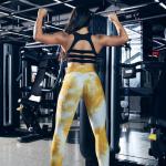 Patterned Booty Lifting Anti Cellulite Leggings Plus Size Hip Pop Style