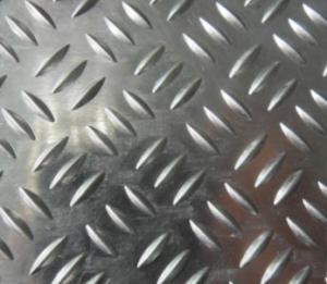 China Deck Stairs Sliver 5052 Aluminum Diamond Plate Panels 100mm wholesale