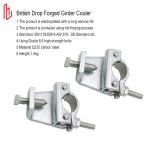 Galvanized Q235 Drop Forged Girder Coupler BS1139 EN74 Standard