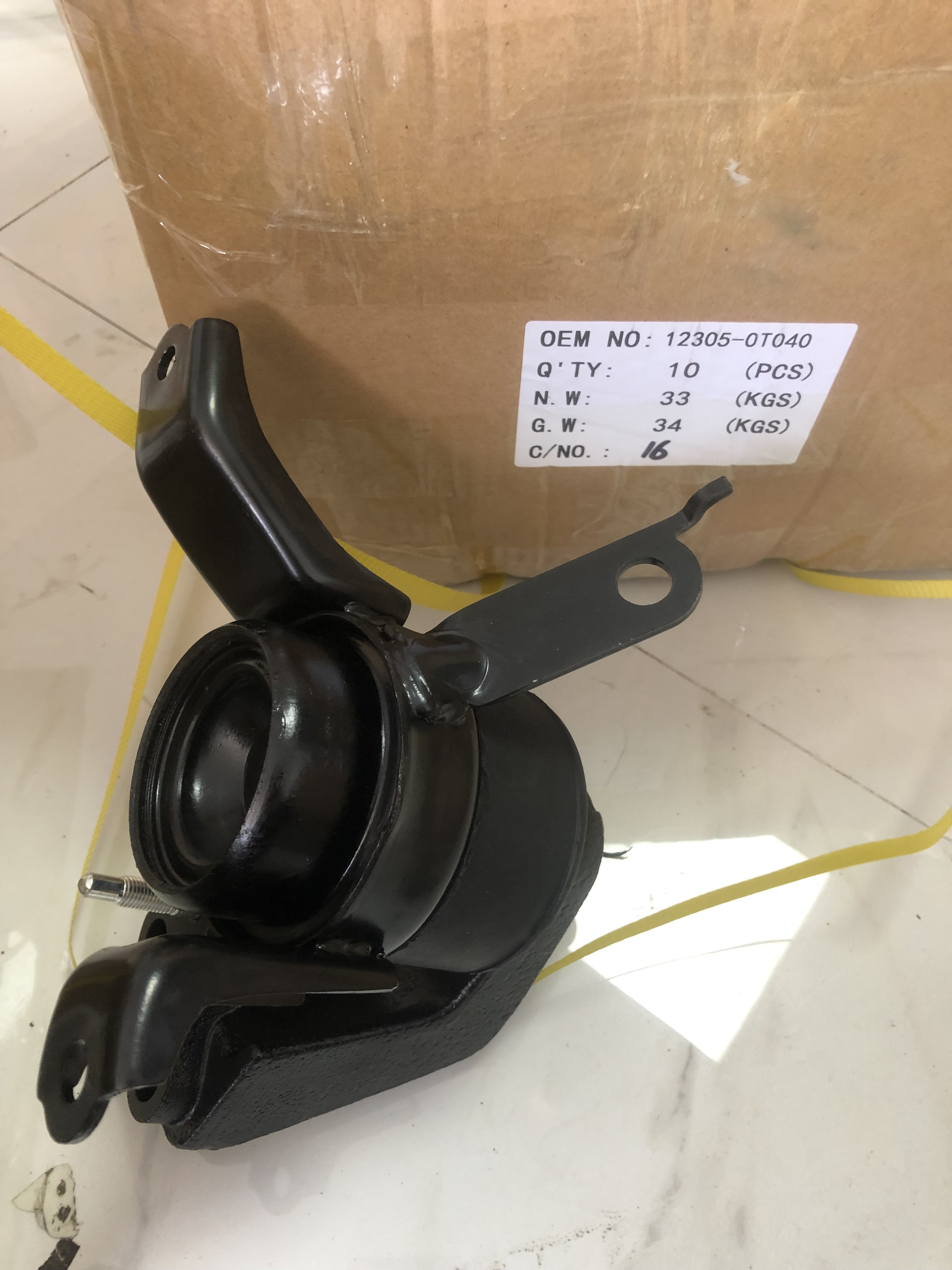 123050T030 Car Engine Mounting 12305-0T040 123050Y100 For Toyota Vios 2008-2013