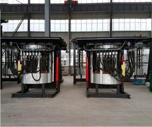 China Medium Frequency Hydraulic Steel shell furnace KGPS-1400KW /2000kg wholesale