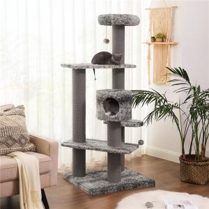 China High End Cool Cat Climbing Tree , Luxury Cat Furniture Durable Environmental Friendly wholesale
