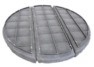 China Anti Acid DN300-6400mm Demister Mist Eliminator For Oil Gas Separator wholesale
