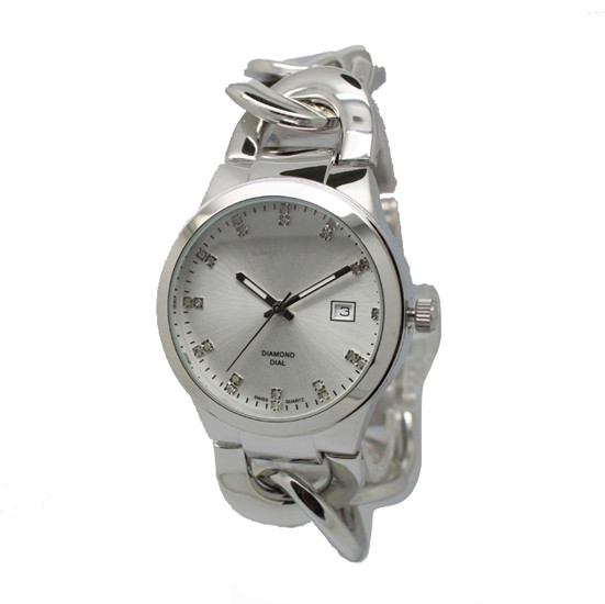 Jewelry Waterproof Wrist Watch , Mechanical Automatic Watch With Calendar