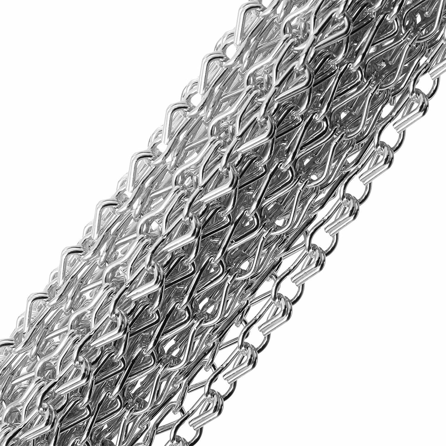 Metal Decorative Chain Link Curtain Stainless Steel Wire Mesh Chain Drapery