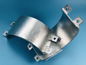 China Stainless Steel Diameter 15mm Pipe Clamps With Welded Ear Plates wholesale