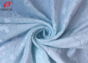 China Custom Embossed Polyester Minky Plush Fabric Velour Upholstery Material wholesale