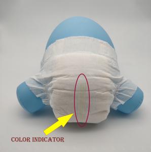China Ultra Thin Nonwoven Disposable Diaper Pants with Green Blue ADL wholesale