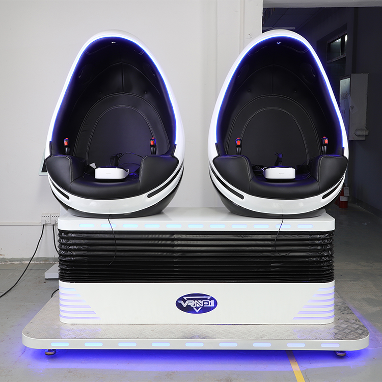 2022 Coin Operated 9D Virtual Reality Game Machine Capsule Egg Cinema Double Players VR Chair For Sale
