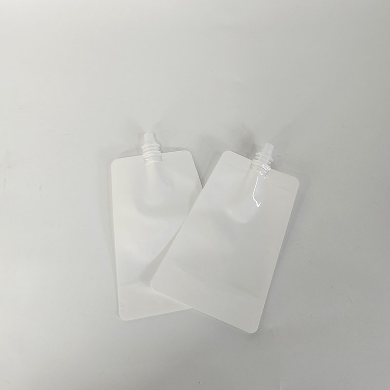 Reusable Fully Transparent Custom Spout Pouch Drink Juice Baby Food Packaging Bag