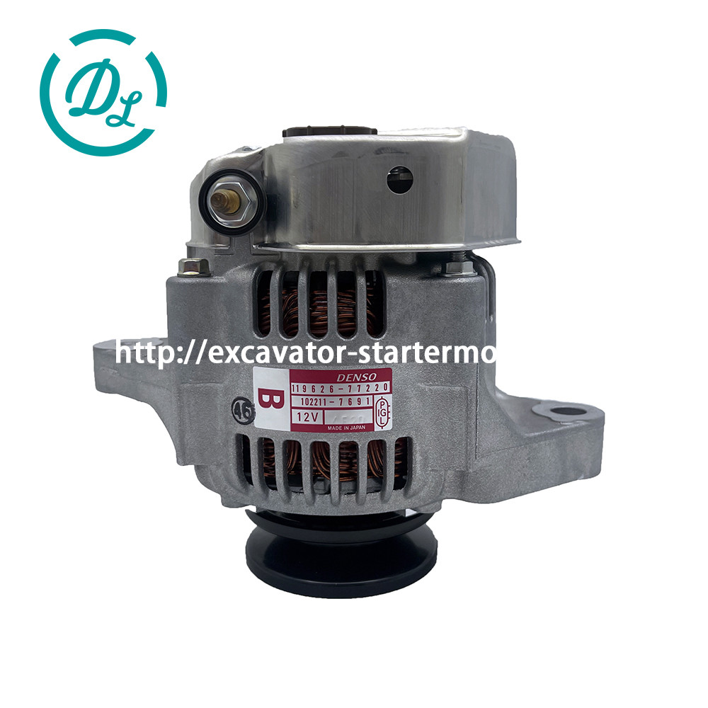55A 12V Alternator Excavator 11962677220 1022117691 XJAU00261 12651N Alternator