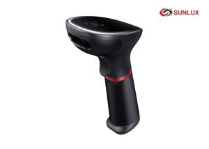 China ABS + TPU Shutter Imager Black Handheld 2D Barcode Scanner Fashionable wholesale