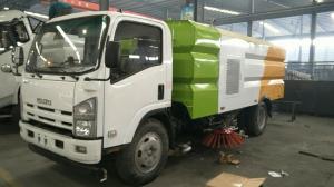 China 6mt Road Cleaning Vaccum Isuzu Sweeper Truck High Efficiency Sweeping wholesale
