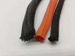 China Abrasion Resistance Self Wrapping Sleeving Pet Braided Sleeving ROHS UL wholesale