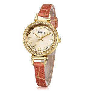 China Seiko Pc21s Leather Strap Quartz Watch Women'S Water Resistant Watches wholesale