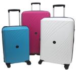 Anti Theft Zip ODM Silk Lining PP Trolley Luggage