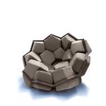 New Designer Creative Molecular Ball Sofa Chair With Velvet Fabric