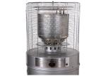 Outdoor free standing Stainless Steel Silver Gas Small Column Patio Heater
