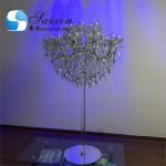 ZT-325L Saixin Gorgeous 18 arms Crystal candelabra flower stand for wedding
