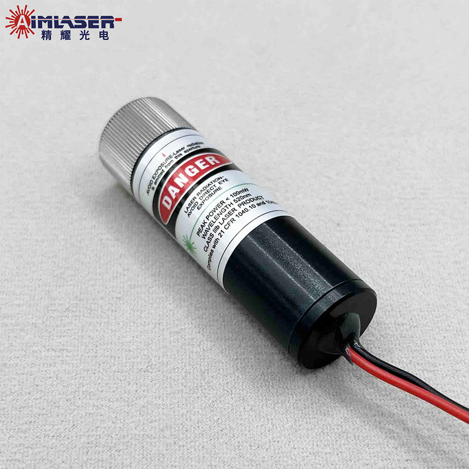 520nm 10mW Green Dot Laser Diode Module Focusable Laser Pointer Industrial Alignment Tool 