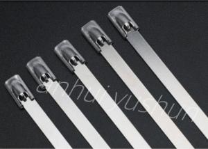 China SS304 Reusable Stainless Steel Cable Ties Self Locking 4.5*650mm on sale